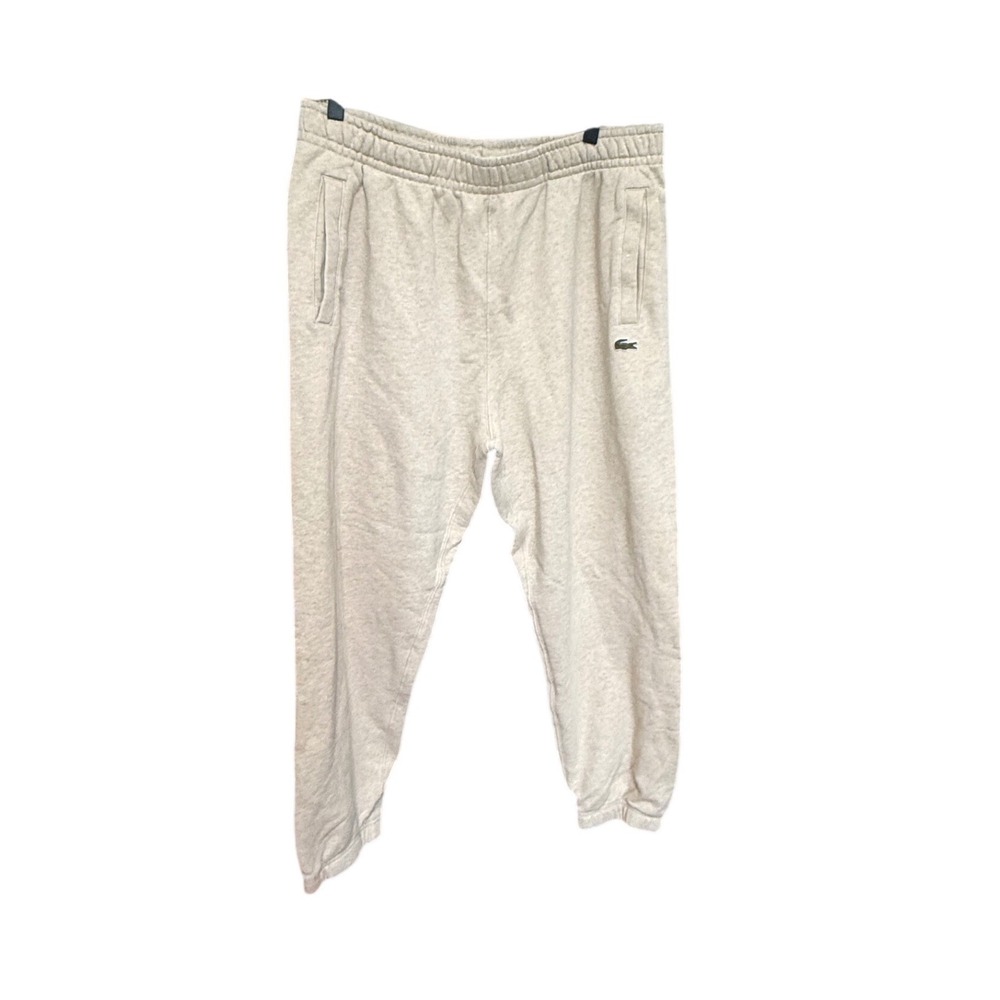 Lacoste Sweatpants French Sportswear Joggers L Excellent Relaxed Fit Logo